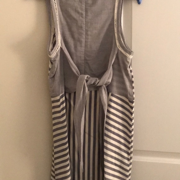 Olive and oak dress w tie in front or back! - Picture 4 of 4